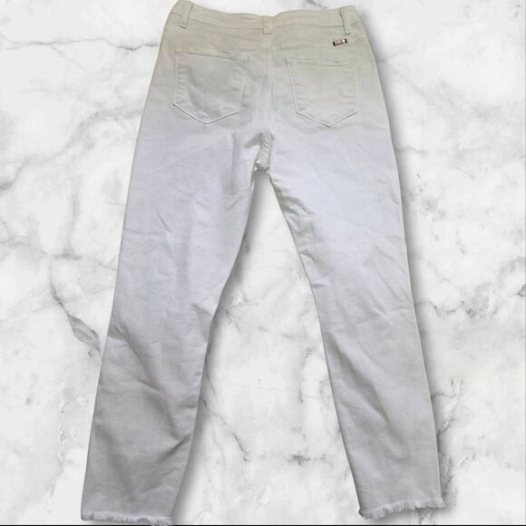 Kancan Jeans White High Waisted Size 9 - Picture 2 of 4